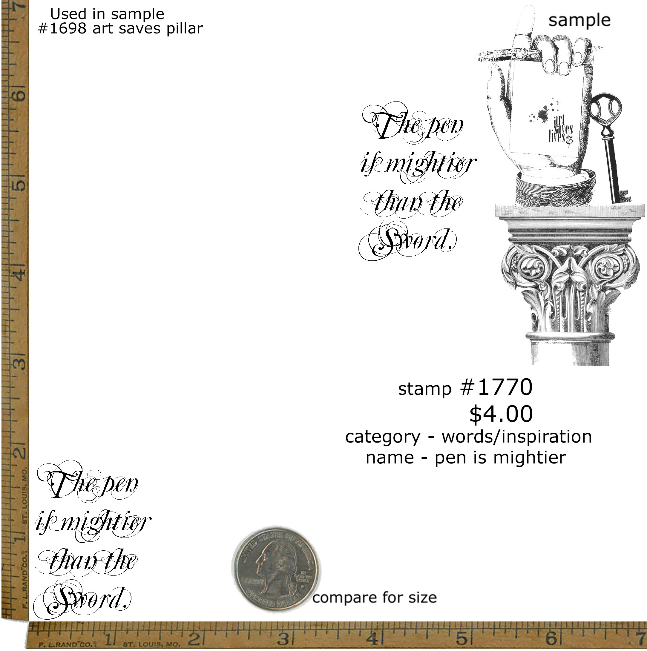 #1770 - Pen is Mightier - Words/Inspiration